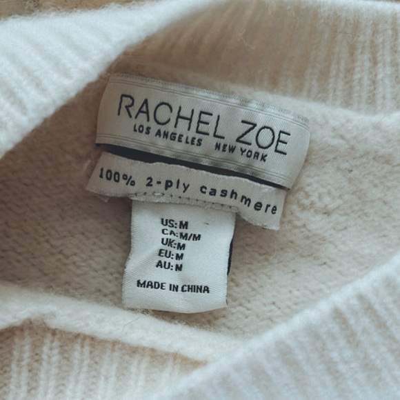 EUC Rachel Zoe Cashmere bobble sweater - Picture 3 of 3